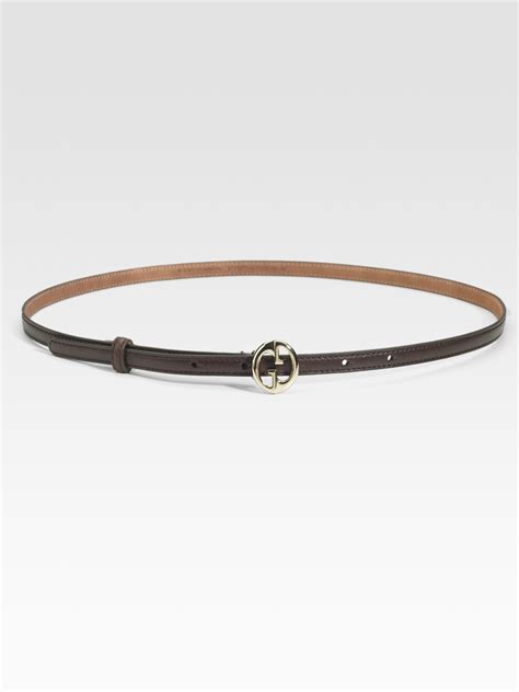skinny womens gucci belt
